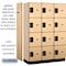 Salsbury Industries 4 Tier Designer Locker, 54"Wx76"Hx18"D, 12 Door, Maple 18-24368MAP - alternate 6